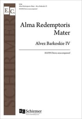 Alma Redemptoris Mater SSATB choral sheet music cover